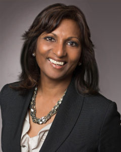 Head shot picture of Indira Naidoo-Harris who is the Minister Responsible for Early Years and Child Care