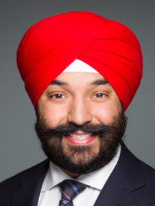 The Honourable Navdeep Bains, Minister responsible for CED