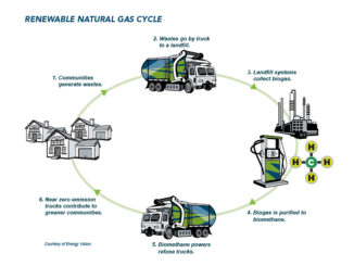Renewable Natural Gas cycle map