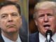 James Comey and Donald Trump side by side