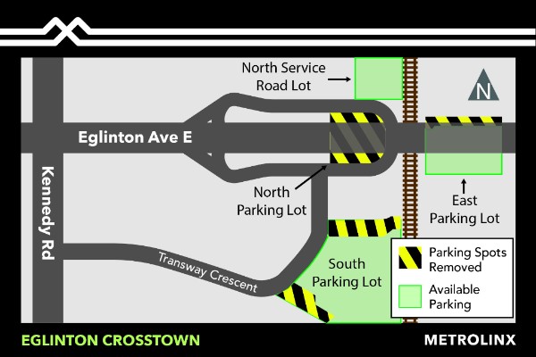 eglinton crosstown parking reductions