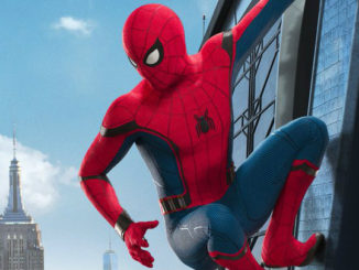 Spider Man on a building movie poster of Spider-Man Homecoming shown by GTA Weekly Toronto News