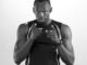 Usain Bolt posing for PokerStars