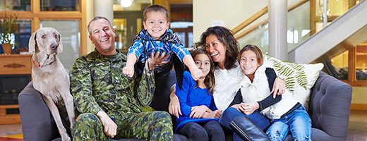a military family discussing to gta weekly how they will benefit from the new plan