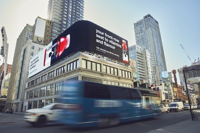 Largest digital screen at yonge and dundas square in Toronto captured by GTA weekly Toronto News