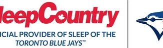 Sleep Country and Toronto Blue Jays Logo showing their partnership to GTA weekly Toronto News