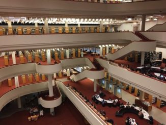 Inside the Toronto public library