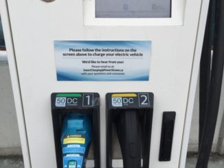 Car charging station located in Vaughan photographed by GTA Weekly Toronto news