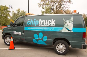 Toronto Animal Services' chip truck hits the streets tomorrow -
