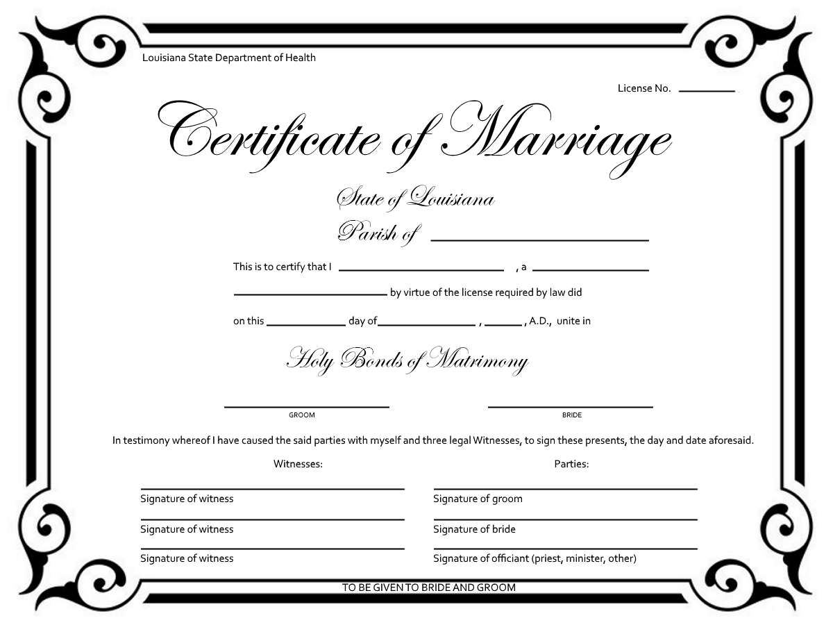 Wedding-Certificate-Example