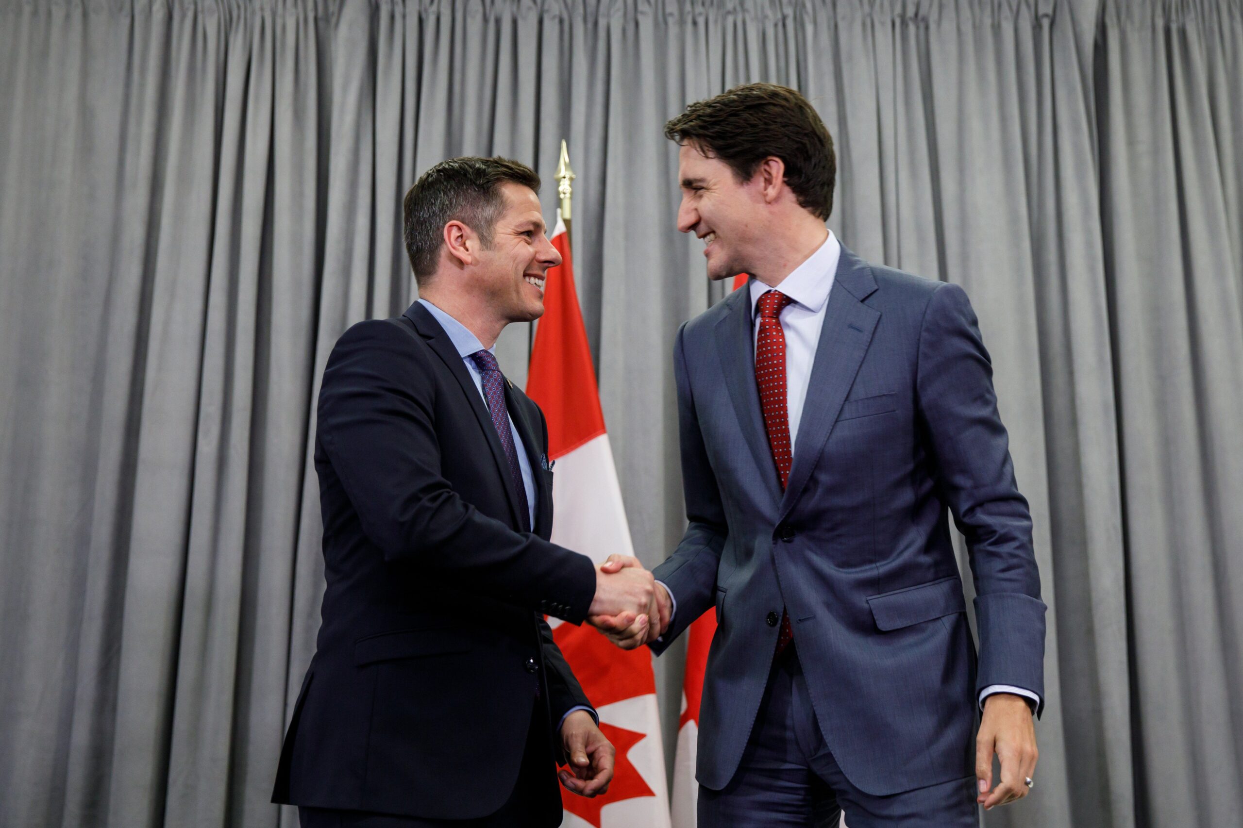 Prime Minister Justin Trudeau meets with Mayor of Winnipeg Brian Bowman