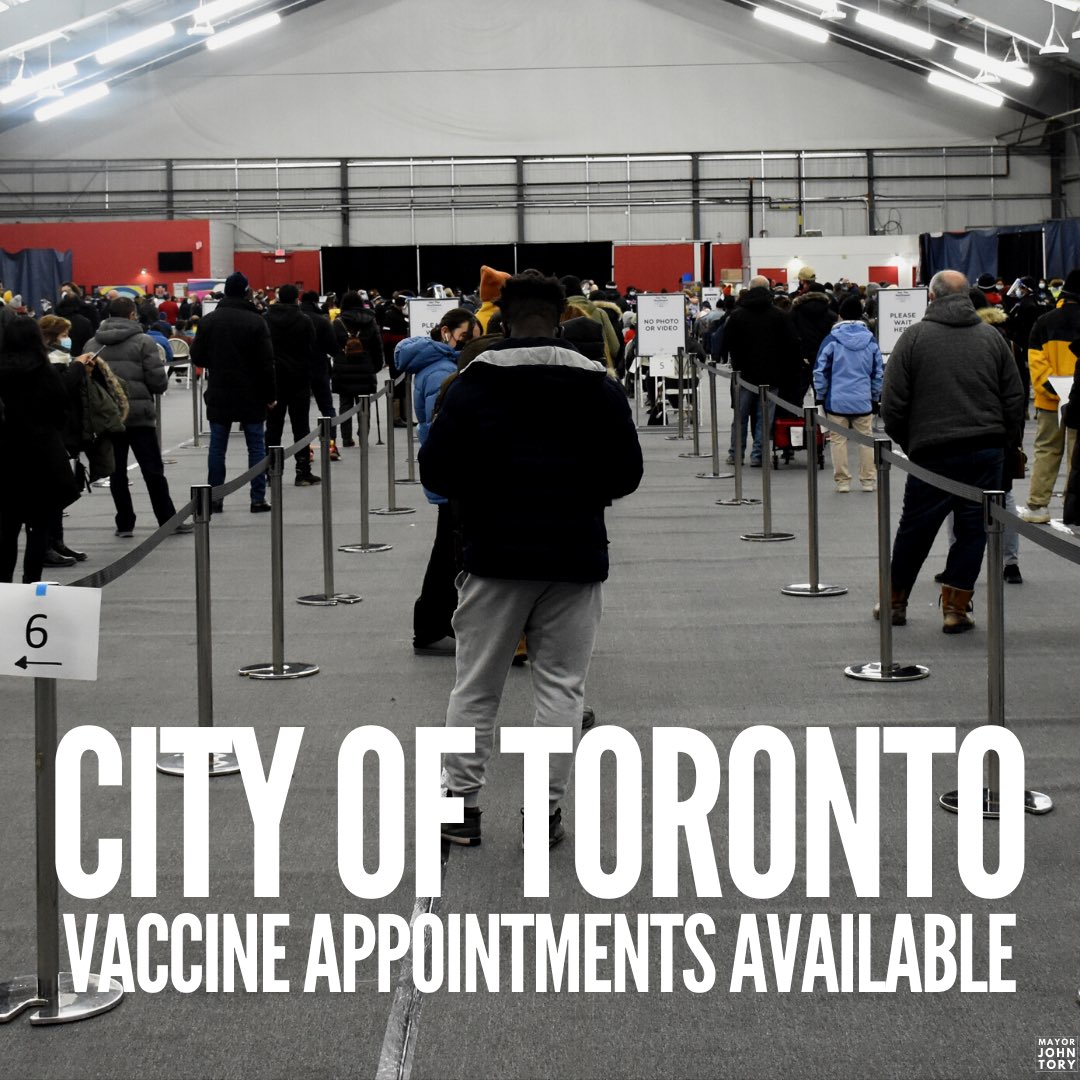 City of Toronto immunization clinics