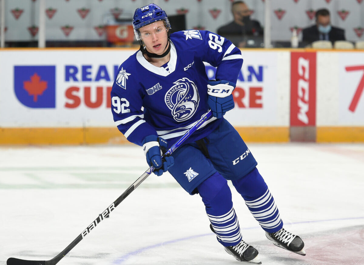 Owen Beck of the Mississauga Steelheads. Photo by Robert Lefebvre/OHL Images.