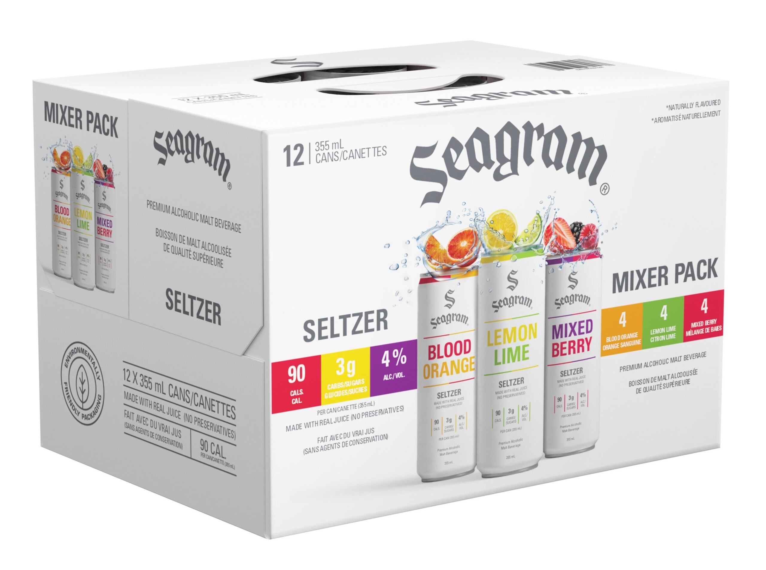 Waterloo Brewing Ltd–Seagram Seltzers will start your summer wi