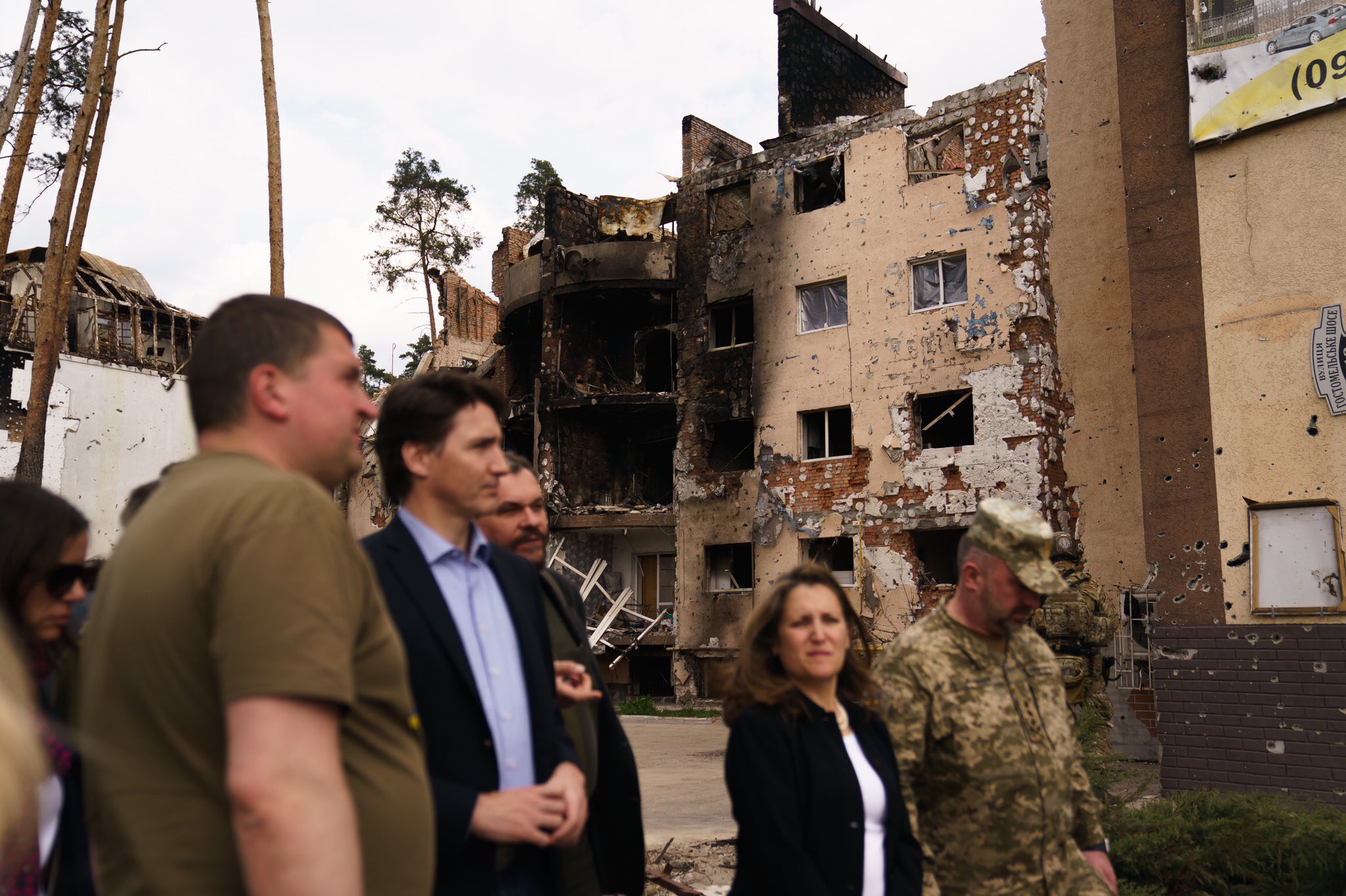 some of the destruction and devastation we witnessed in Ukraine.