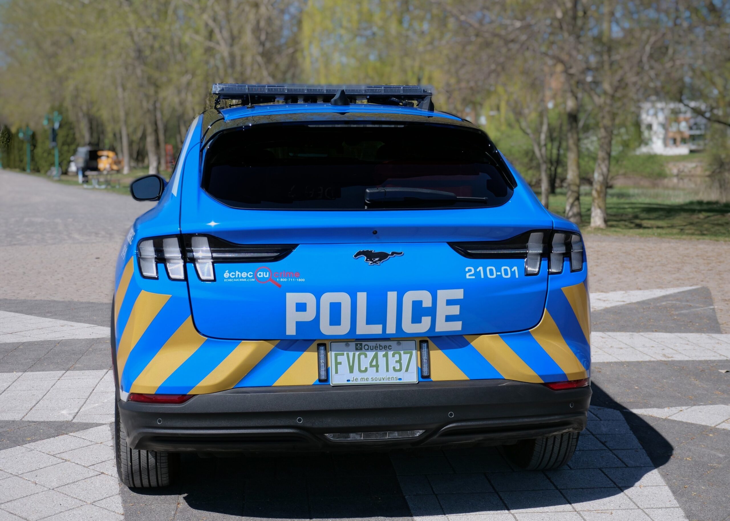 Ville de Repentigny-Repentigny-s new electric police car goes on