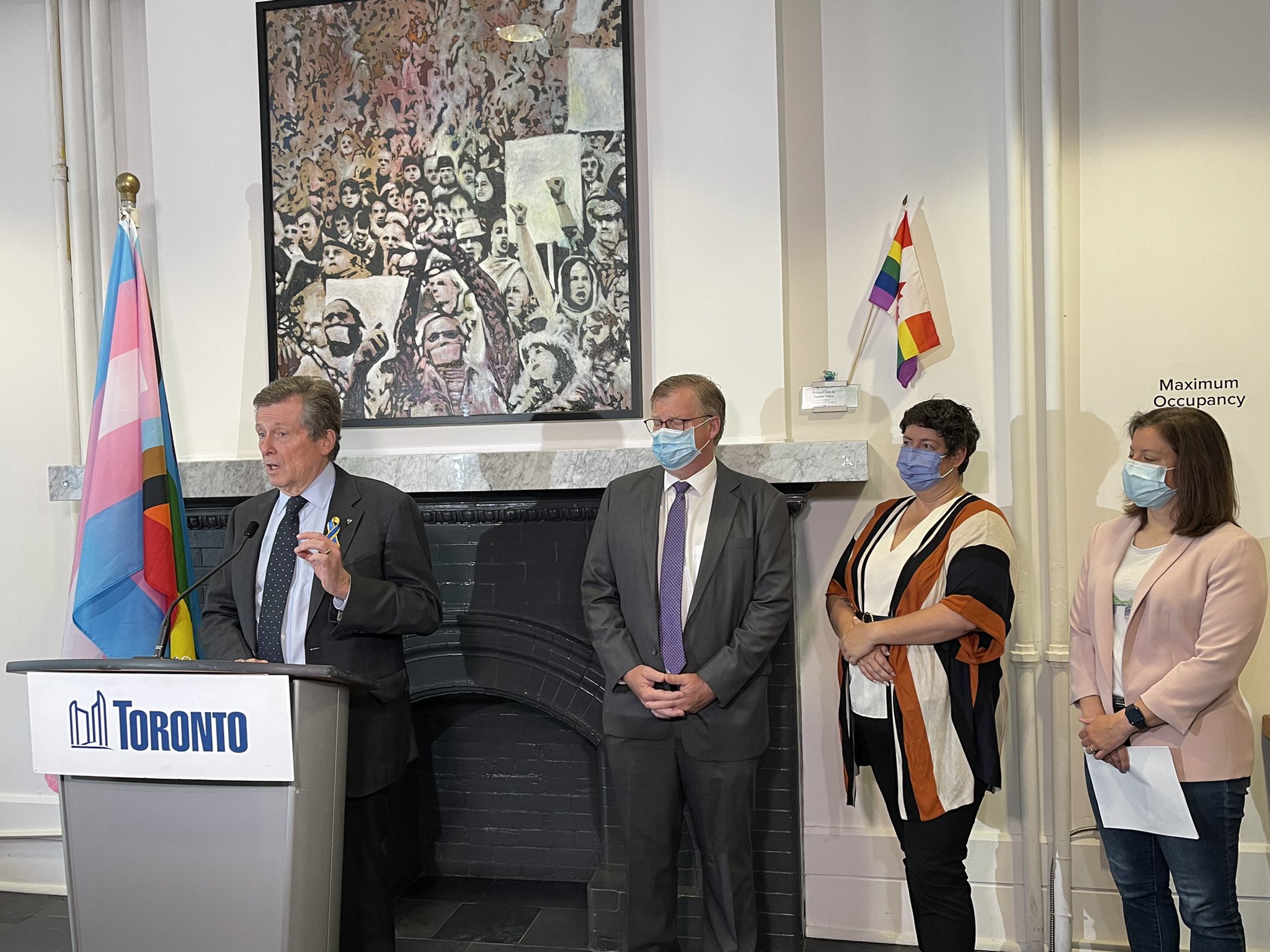 Mayor Tory announces funding for The 519 to expand activities and programs supporting 2SLGBTQ+ communities