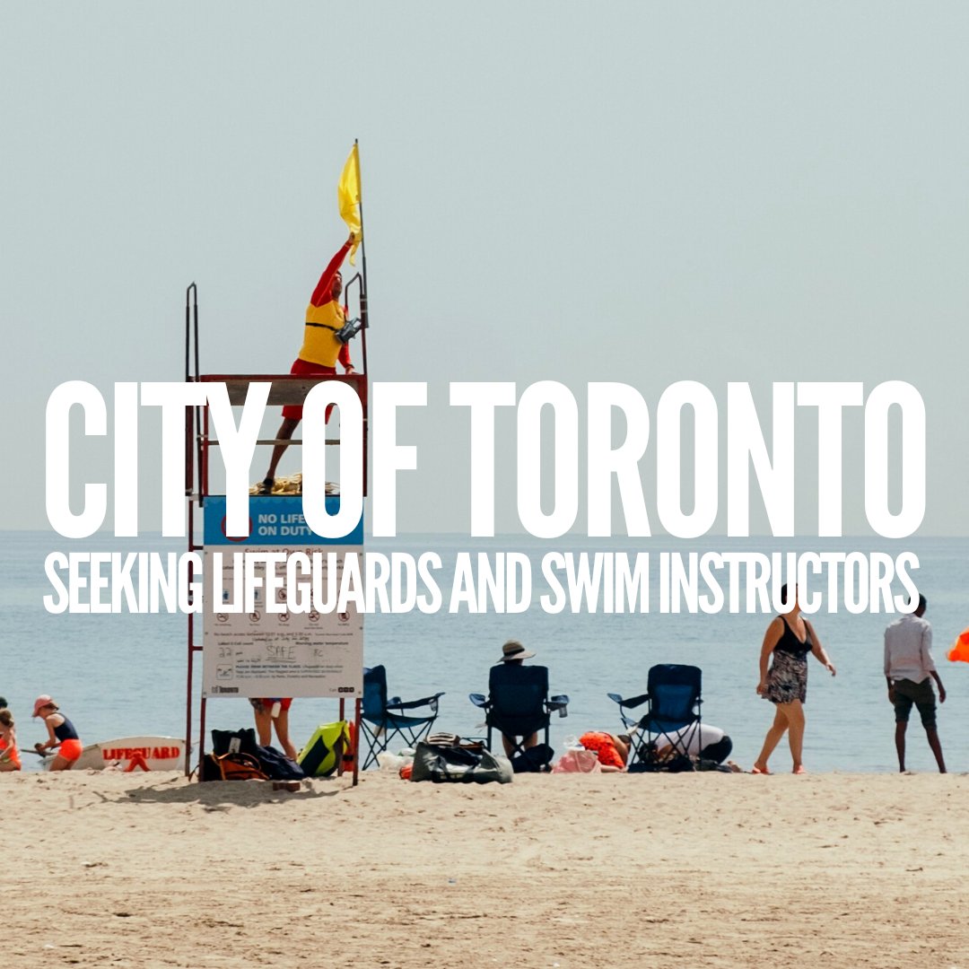 City of Toronto encouraging qualified residents to apply to be lifeguards and swim instructors