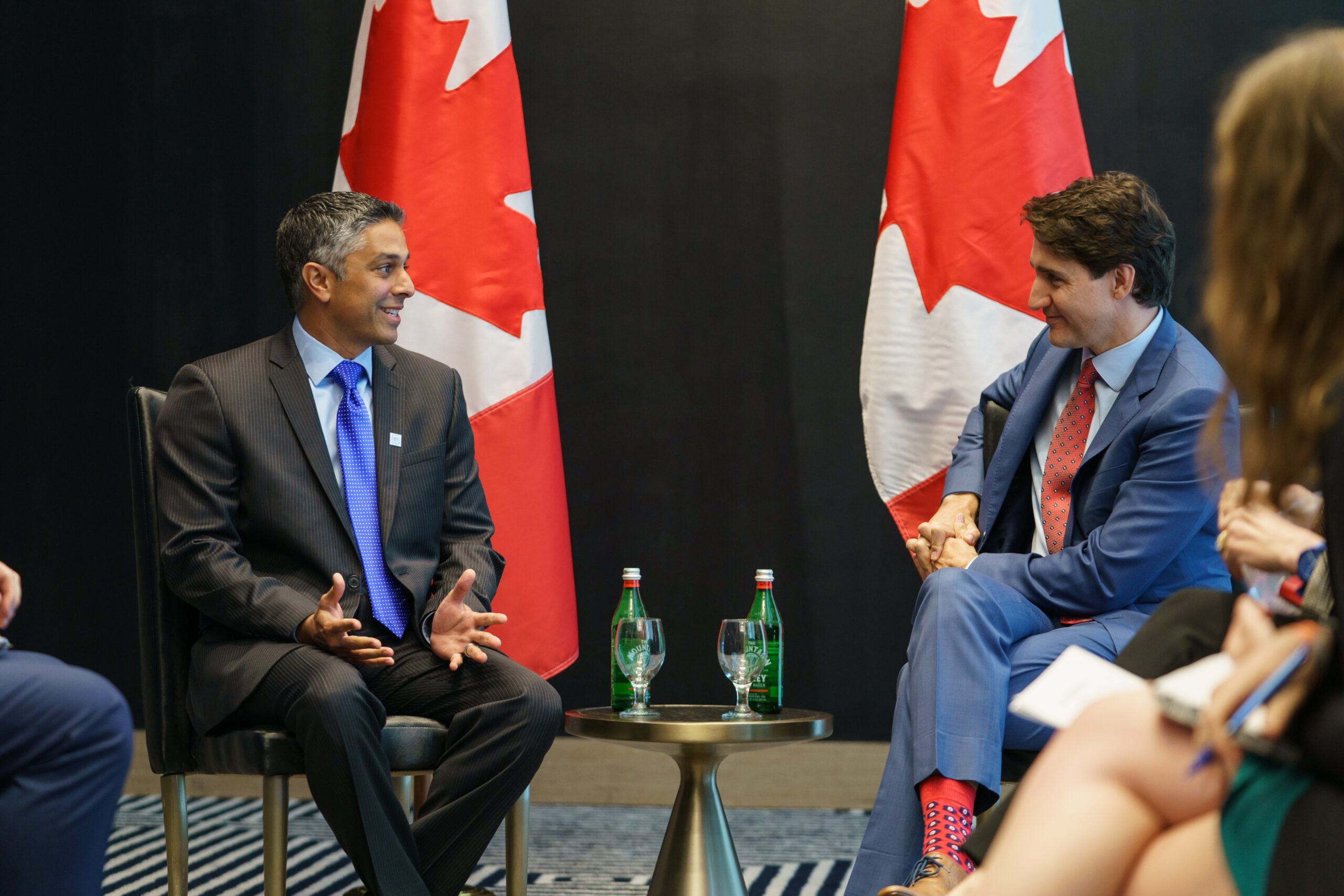 Prime Minister Justin Trudeau meets with President of General Motors International Shilpan Amin